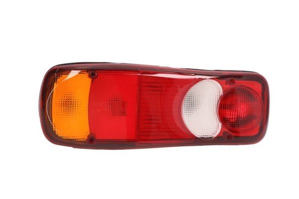 TRUCKLIGHT TL-RV001L Rear light Left, for socket bulb, 12, 24V, yellow, red