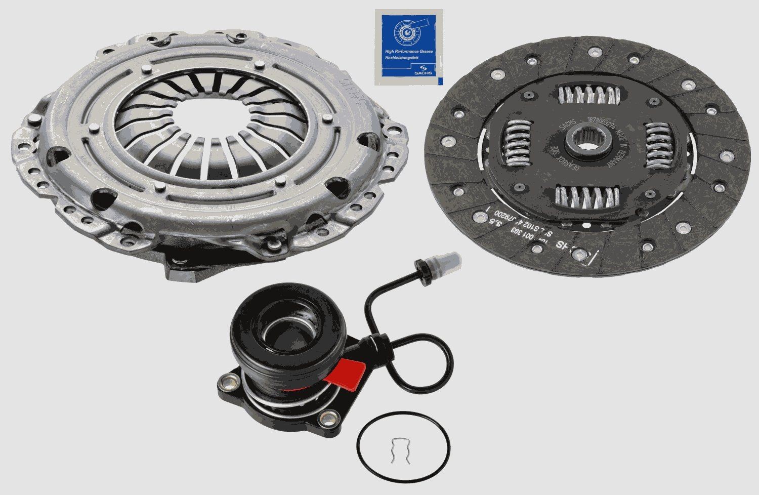 Great value for money - SACHS Clutch kit 3000 990 123