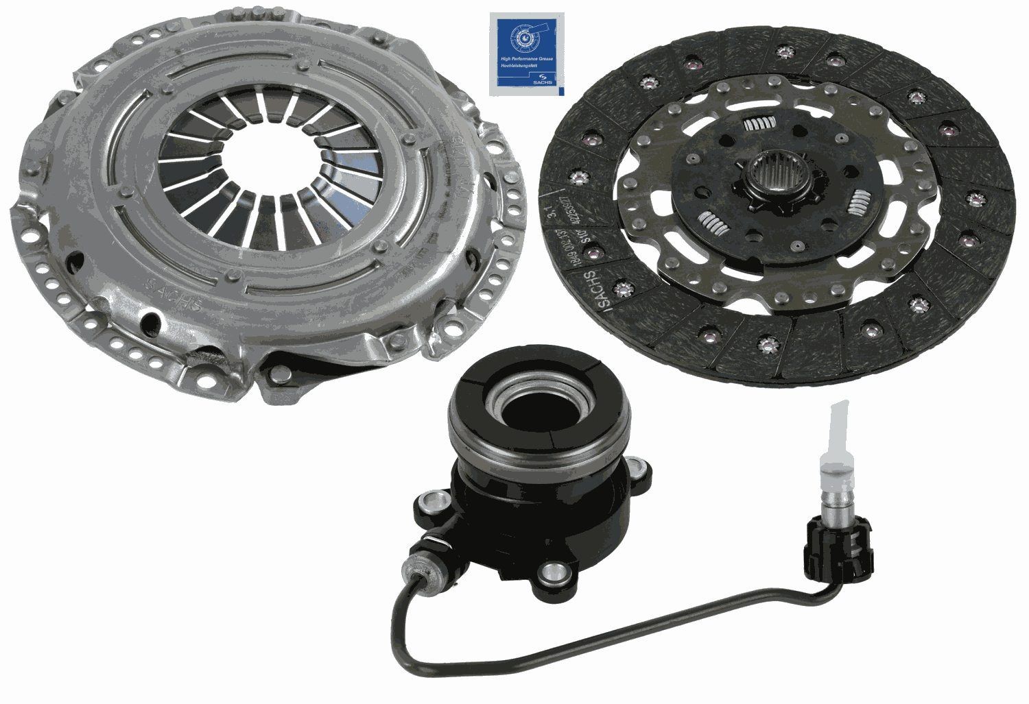 SACHS Complete clutch kit OPEL Astra H TwinTop (A04) new 3000 990 136