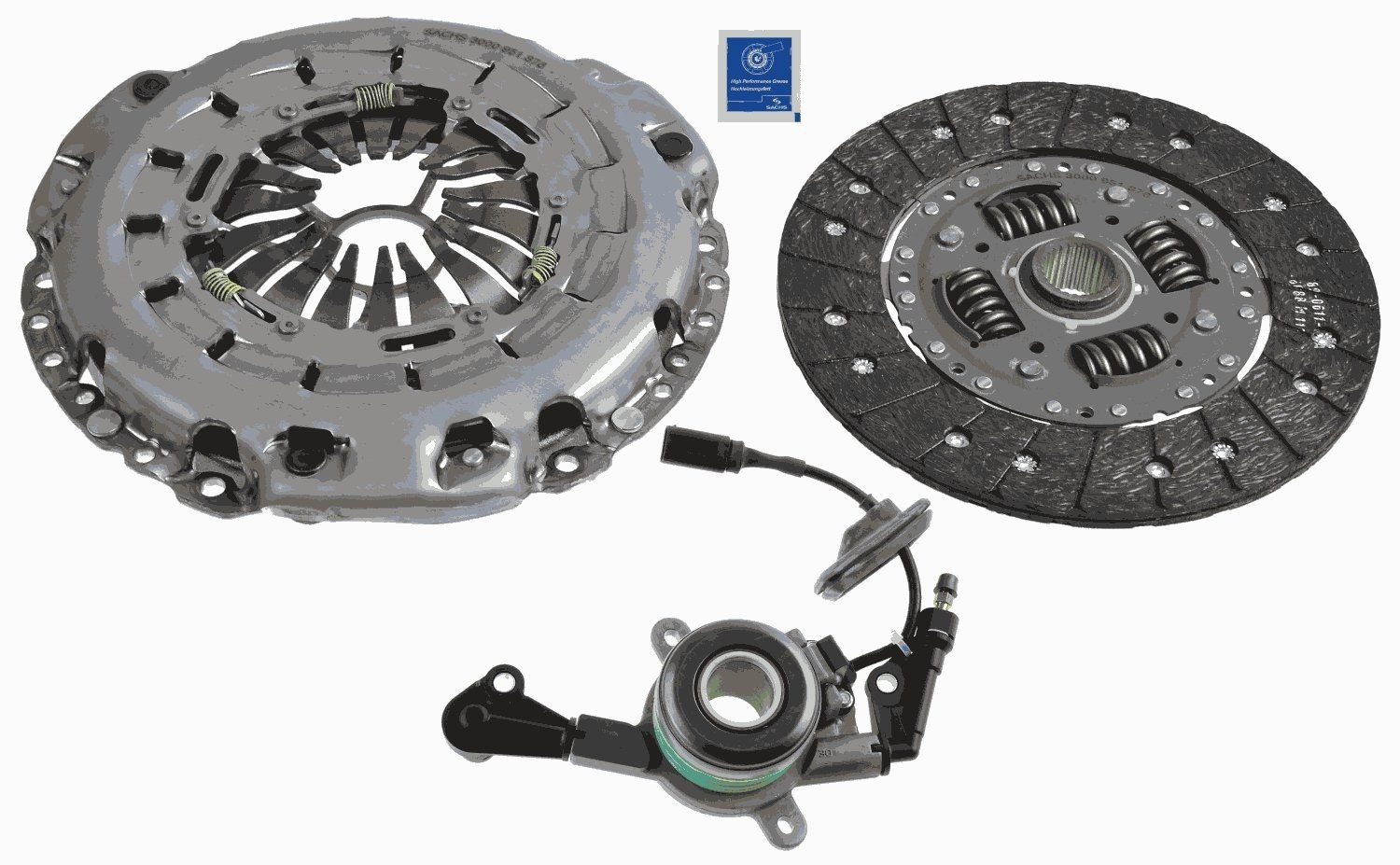 Kupplungssatz für VW Crafter 30-35 2.5 TDI 136 PS Diesel 100 kW 2006 - 2013  CECA ▷ AUTODOC