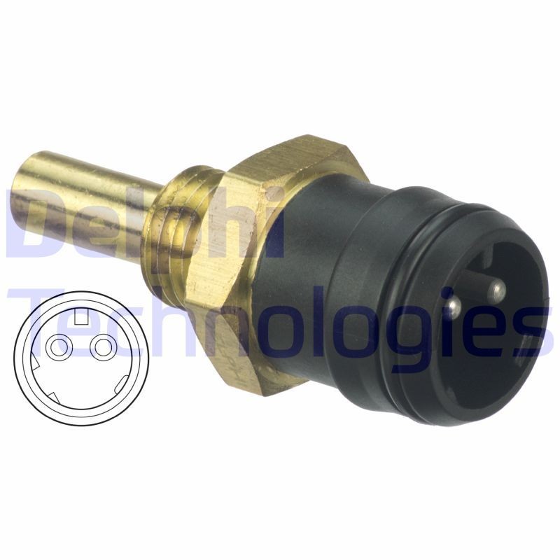 DELPHI Spanner Size: 22, Number of pins: 2-pin connector Coolant Sensor TS10464 buy
