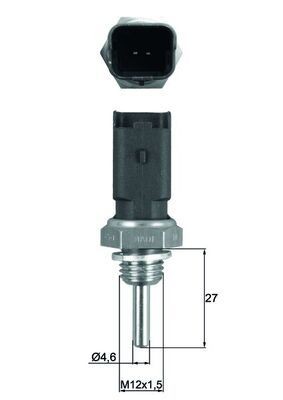72421477 MAHLE ORIGINAL with seal Number of pins: 2-pin connector Coolant Sensor TSE 25 buy