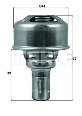 72402052 BEHR THERMOT-TRONIK Opening Temperature: 86°C, without gasket/seal Thermostat, coolant TX 174 86 buy