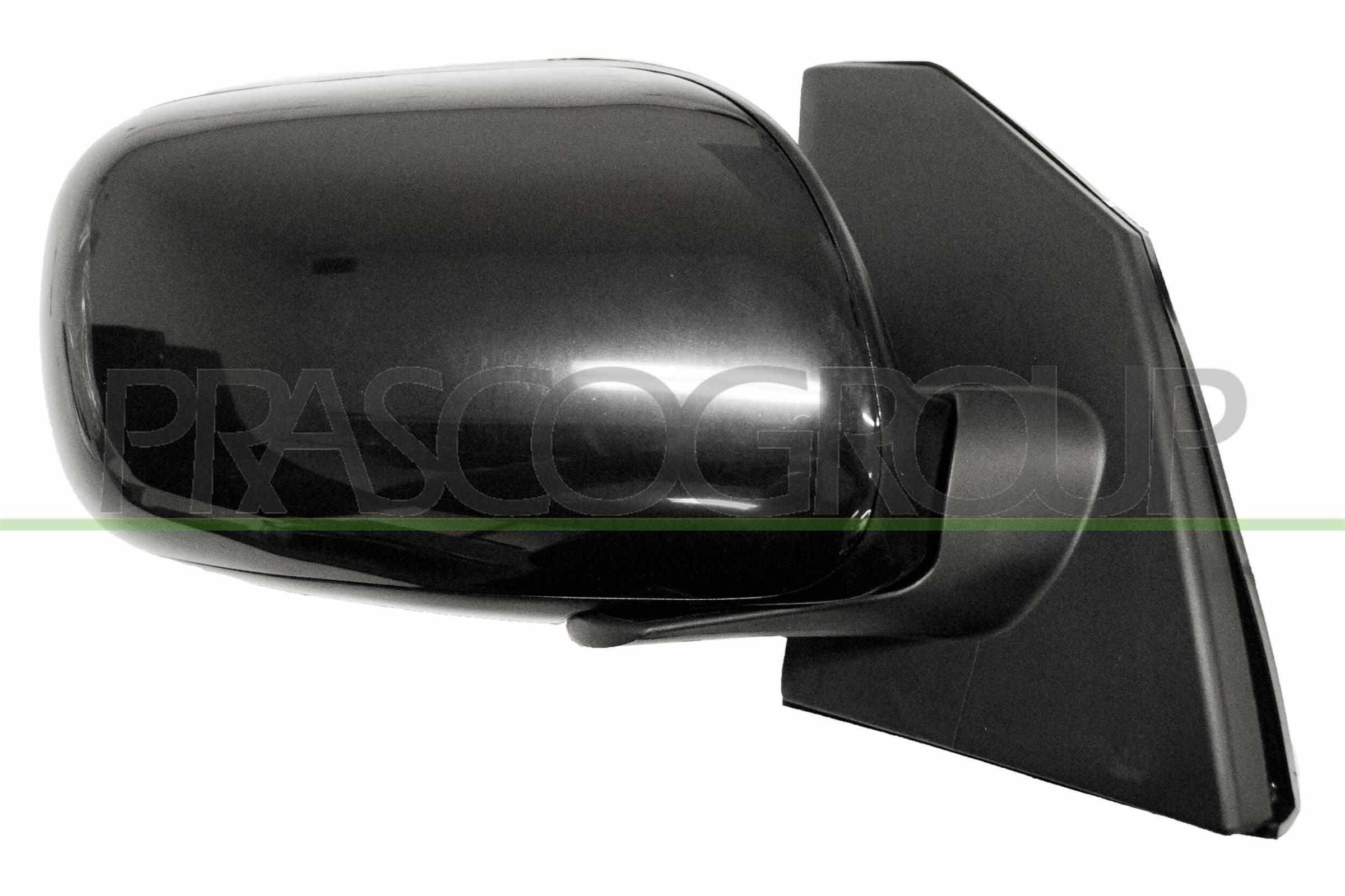 PRASCO Right, black, Electric, Convex, untinted Side mirror TY0907313 buy