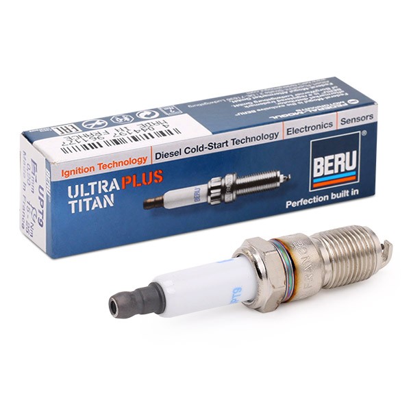 Comprare UPT9 BERU M14x1,25, Apert. chiave: 16 mm, Poly-V Tit, ULTRA TITAN Dist. interelettrod.: 0,9mm Candela accensione UPT9 poco costoso