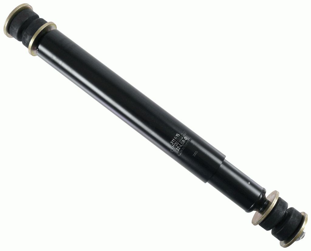 SACHS 311 615 Shock absorber Oil Pressure, Twin-Tube, Telescopic Shock Absorber, Top pin, Bottom Pin