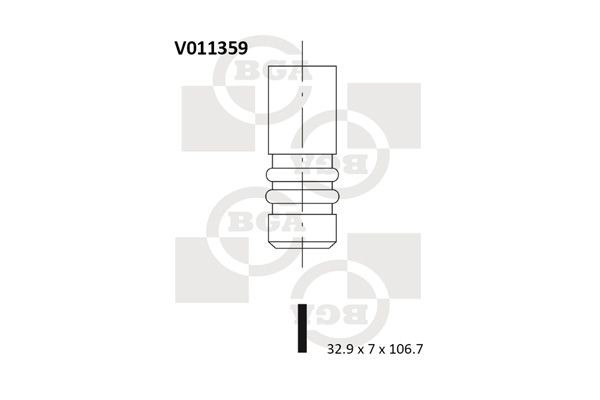 BGA V011359 Inlet valve 1134 1 722 892