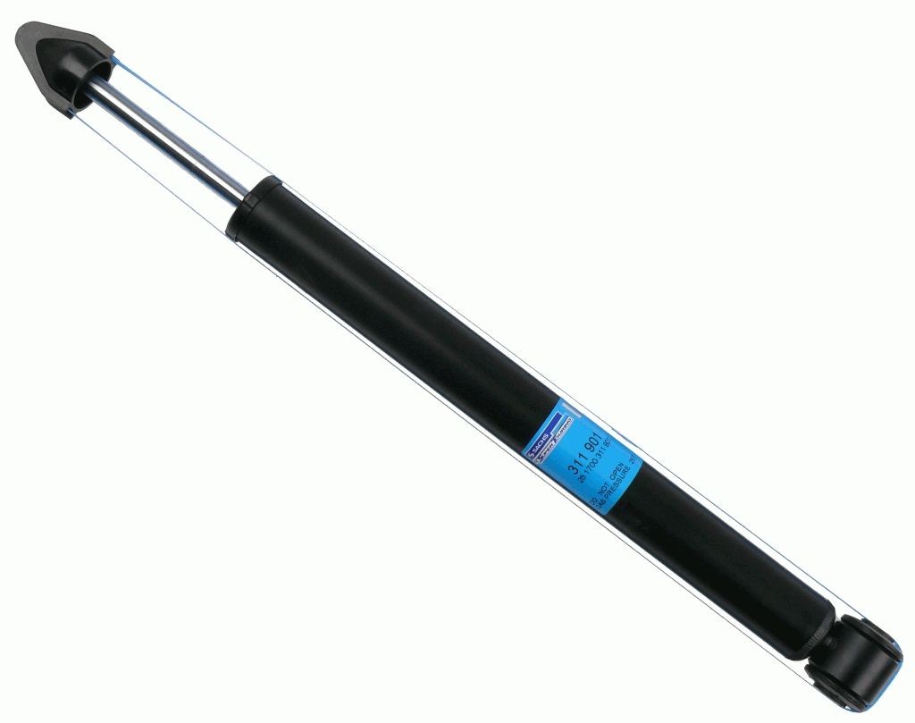 SACHS Super Touring 311 901 Shock absorber Gas Pressure, Twin-Tube, Telescopic Shock Absorber, Bottom eye, Top pin