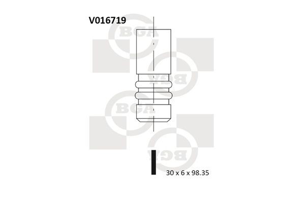 BGA V016719 Exhaust valve Audi A3 8P Sportback 1.2 TSI 105 hp Petrol 2013 price