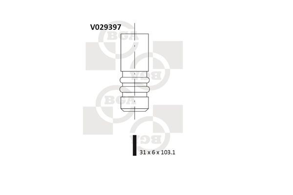 BGA V029397 Inlet valves OPEL ASTRA 2018 price