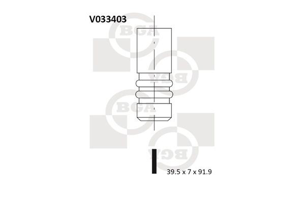 BGA Inlet valve V033403 Seat LEON 2001