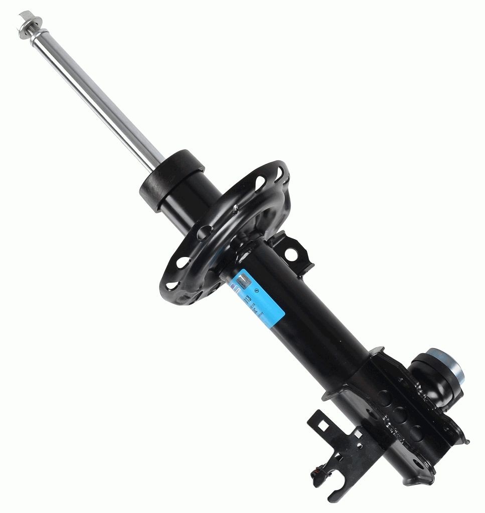 SACHS CDC 312 013 Shock absorber Left, Gas Pressure, Twin-Tube, Suspension Strut, Top pin