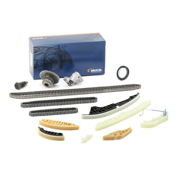 Timing chain kit VAICO V10-10001 - Volkswagen TIGUAN Belts, chains, rollers spare parts order
