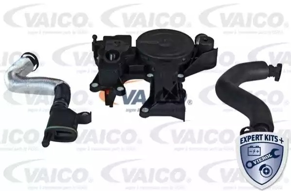 06A 103 495 AC VAICO Cylinder Head, with hose, EXPERT KITS + Repair Set, crankcase breather V10-3881 buy