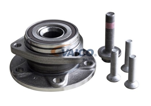 VAICO V10-3974 Wheel bearing kit Front Axle, Rear Axle, with attachment material, EXPERT KITS +, with bolts/screws, 137 mm