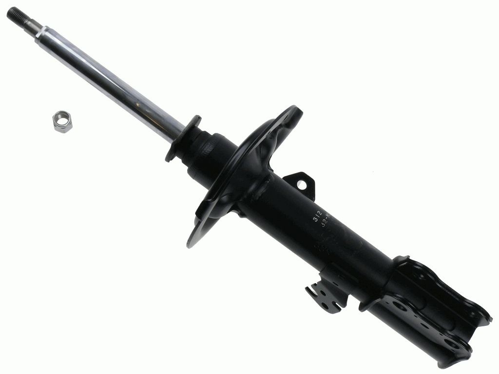 SACHS 312 119 Shock absorber Left, Gas Pressure, Twin-Tube, Suspension Strut, Top pin