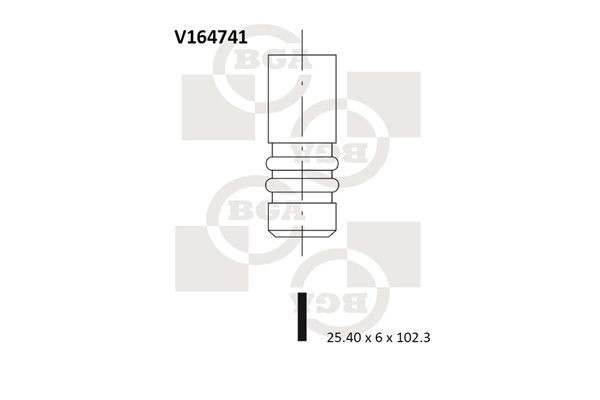 BGA V164741 SMART Exhaust valve