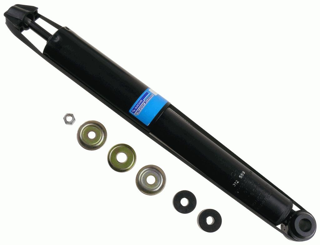 SACHS 312 559 Stoßdämpfer Gasdruck, Zweirohr, Teleskop-Stoßdämpfer, oben Stift, unten Auge Daihatsu in Original Qualität