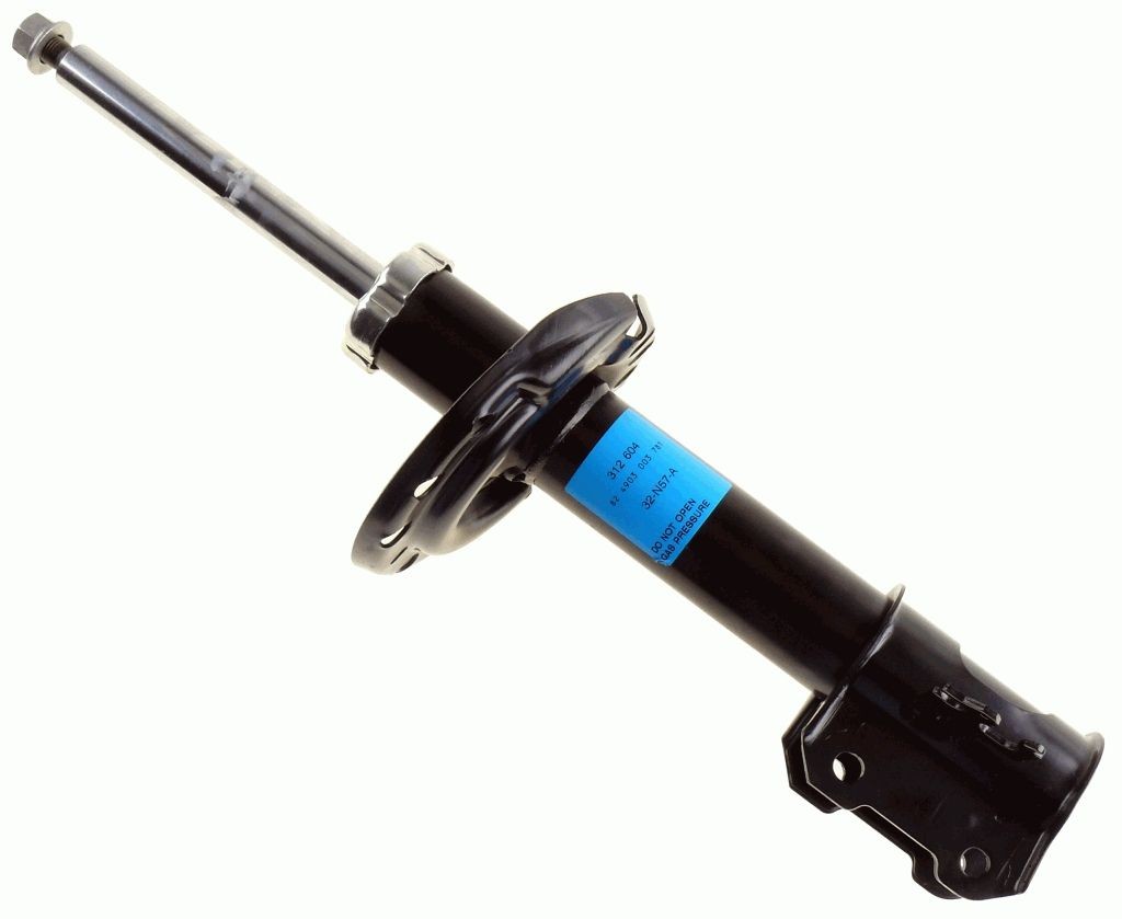 SACHS 312 604 Shock absorber Right, Gas Pressure, Twin-Tube, Suspension Strut, Top pin