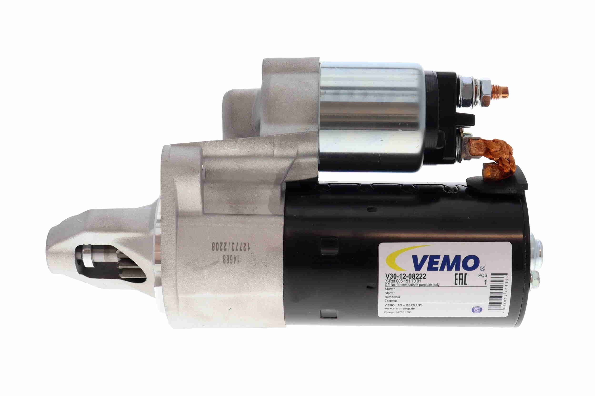 VEMO V30-12-08222 Starter motor A 006 151 1001
