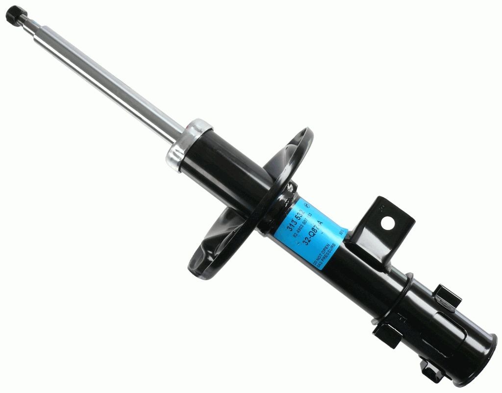 SACHS 313 532 Shock absorber Right, Gas Pressure, Twin-Tube, Suspension Strut, Top pin