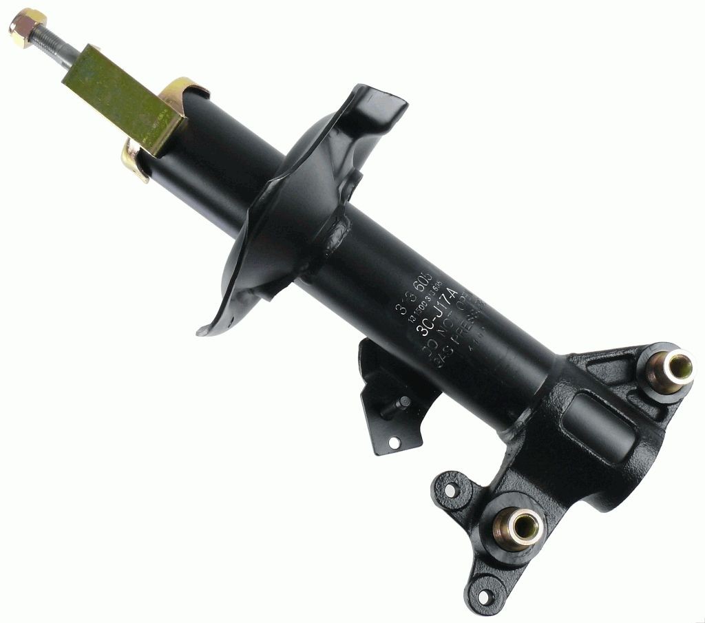 SACHS 313 605 Shock absorber Left, Gas Pressure, Twin-Tube, Suspension Strut, Top pin