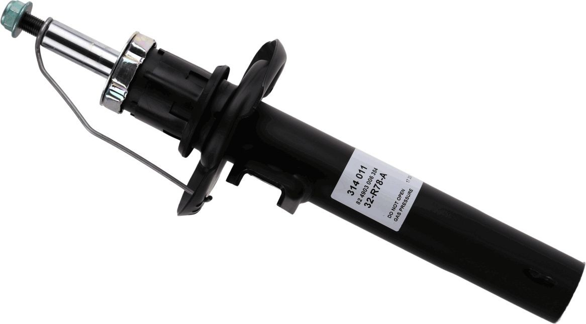 SACHS 314 011 Shock absorber Gas Pressure, Twin-Tube, Suspension Strut, Top pin