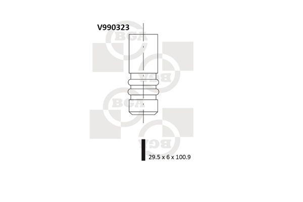 BGA V990323 Inlet valve 29,5mm