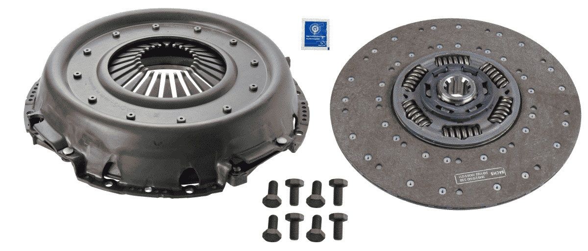 SACHS 3400 118 901 Clutch kit with pressure plate screws, without clutch release bearing, 420mm