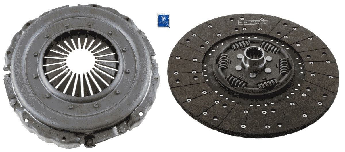SACHS without clutch release bearing, 395mm Ø: 395mm Clutch replacement kit 3400 121 301 buy