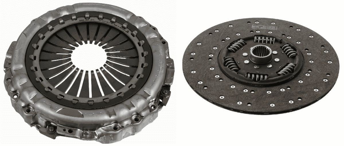 SACHS without clutch release bearing, 430mm Ø: 430mm Clutch replacement kit 3400 700 358 buy