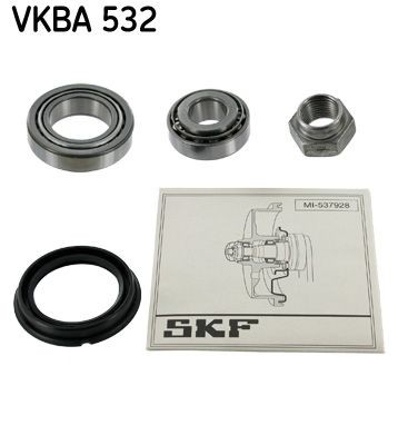 SKF with shaft seal, 39,9 mm Wheel hub bearing VKBA 532 buy