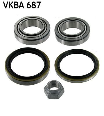 SKF VKBA687 Wheel bearing & wheel bearing kit with shaft seal, 60 mm