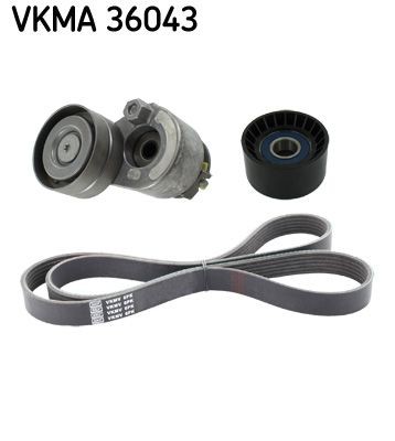 VKM 36030 SKF VKMA36043 Deflection / Guide Pulley, v-ribbed belt 8200 947 837