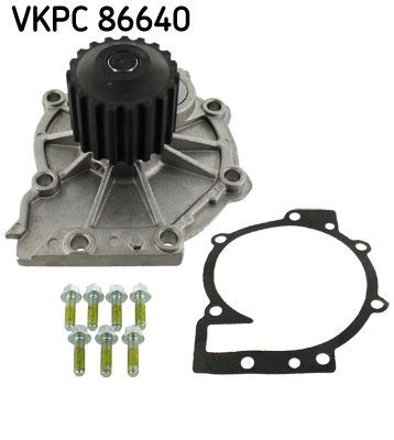 SKF VKPC 86640 Water pump Number of Teeth: 19, with gaskets/seals, Metal, for timing belt drive
