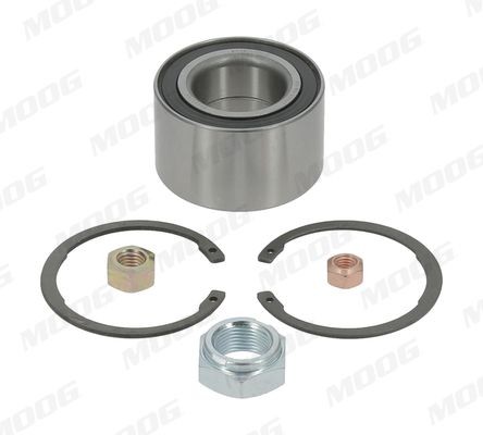 MOOG VO-WB-11017 Wheel bearing kit with accessories, 64 mm