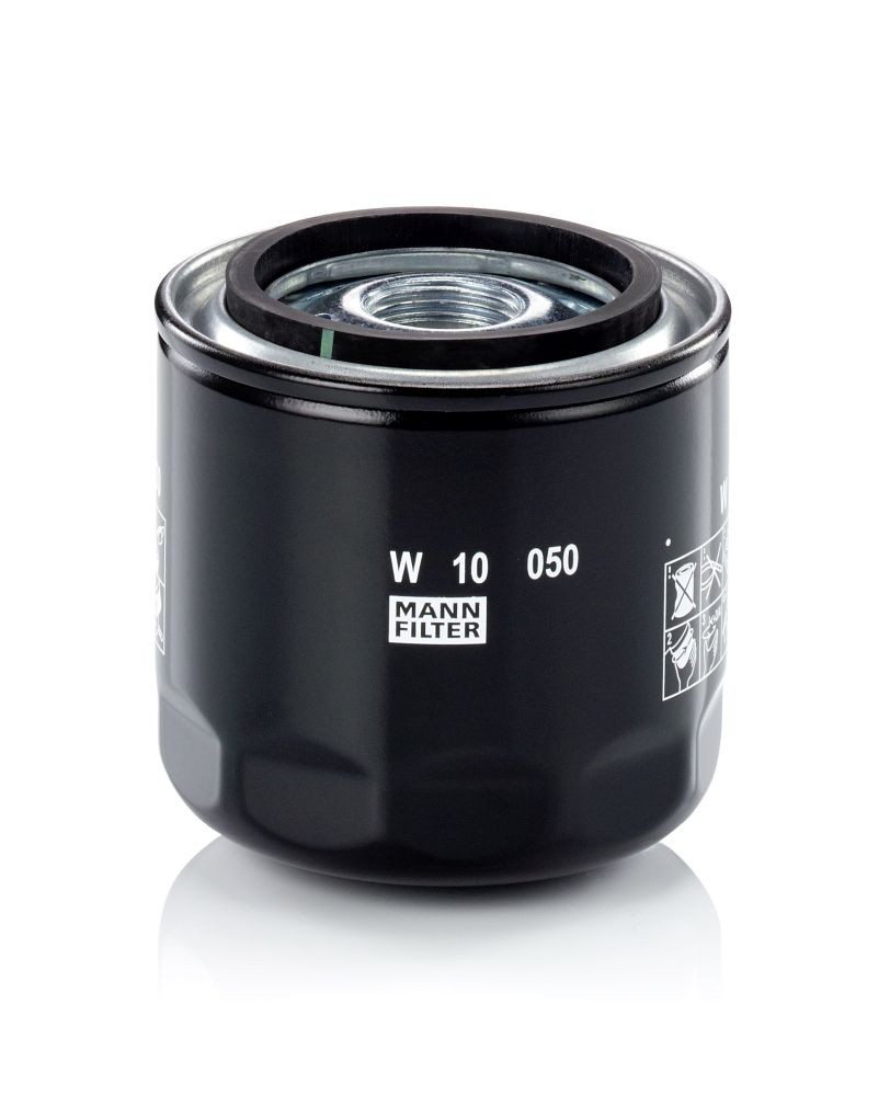 W10050 Oil filter W 10 050 MANN-FILTER M 27 X 2 - 6H, with one anti-return valve, Spin-on Filter