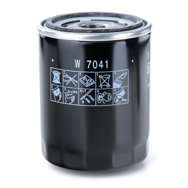 W 7041 MANN-FILTER Ölfilter 3/4-16 UNF-1B, mit einem Rücklaufsperrventil,  Anschraubfilter ▷ AUTODOC Preis und Erfahrung