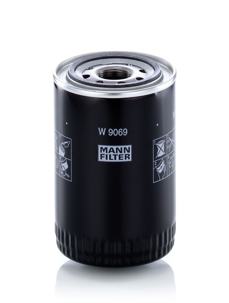 MANN-FILTER W 9069 Oil filter M26x1.5, Spin-on Filter