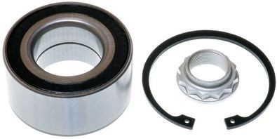 DENCKERMANN W413285 Wheel bearing kit Rear Axle, with ABS sensor ring, 85,1 mm