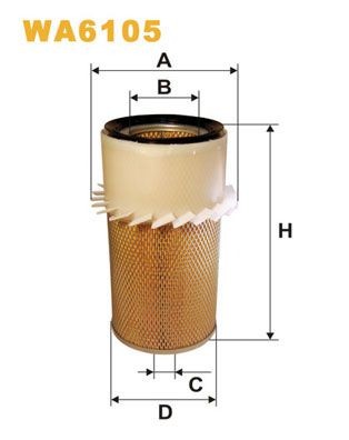 WIX FILTERS WA6105 Air filter Y03587608