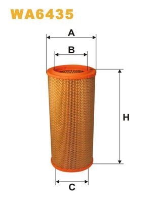 WIX FILTERS 310mm, 131mm, Filter Insert Height: 310mm Engine air filter WA6435 buy