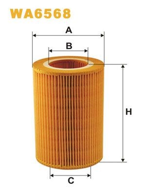WIX FILTERS 135mm, 91mm, Filter Insert Height: 135mm Engine air filter WA6568 buy