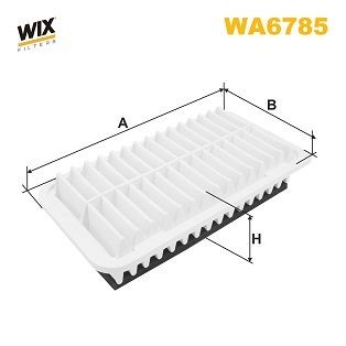 WIX FILTERS WA6785 Air filter 66mm, 149mm, 287mm, Filter Insert