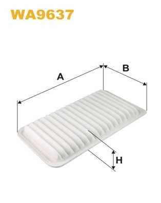 WIX FILTERS 36mm, 171mm, 310mm, Filter Insert Length: 310mm, Width: 171mm, Height: 36mm Engine air filter WA9637 buy