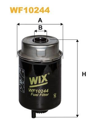 WIX FILTERS Spin-on Filter Height: 153,5mm Inline fuel filter WF10244 buy