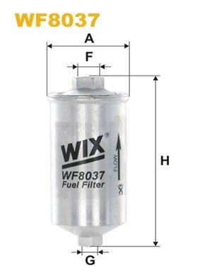WIX FILTERS WF8037 Fuel filter 930.110.07600