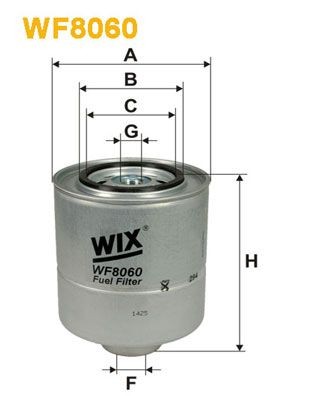 WIX FILTERS WF8060 Fuel filter 1332 2 241 303