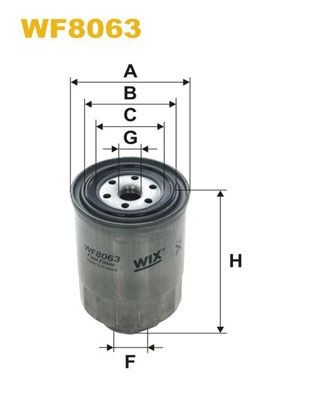 WIX FILTERS WF8063 Fuel filter Spin-on Filter