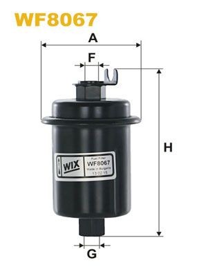 WIX FILTERS WF8067 Fuel filter 1105100005